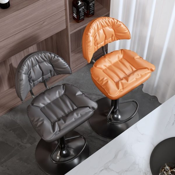 Ghế Bar Xoay 360 Độ 2 Nệm Vuông, Ghế Thu Ngân Nâng Lê Hạ Xuống Nhiều Màu Sang Trọng - Hình ảnh 8