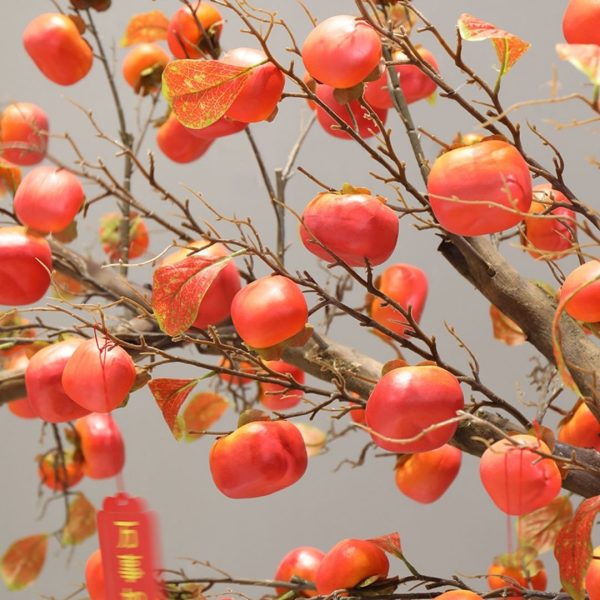 Cây Hồng Nhân Tạo Thân Bonsai, Cây Hồng Mô Phòng Cây Ước Nguyện, Cây Trang Trí May Mắn, Ý Nghĩa - Hình ảnh 6