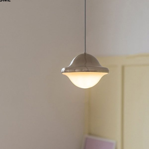 Đèn Thả Trần Hình Opal Mạ Crom, Đèn Thả Bắc Âu Điều Chỉnh Độ Dài, Đèn Thả Decor Phòng Khách - Hình ảnh 6