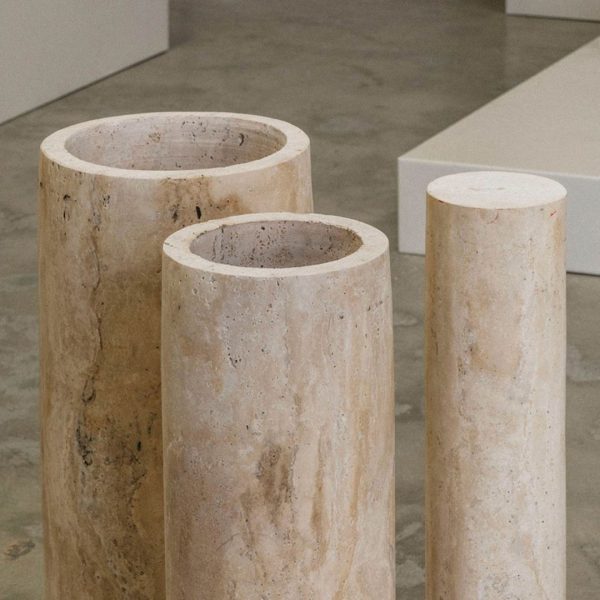 Bàn Ăn Đá Travertine Kiểu Bắc Âu, Bàn Ăn Đơn Giản Phong Cách Wabi-Sabi Dành Cho Gia Đình, Căn Hộ - Hình ảnh 6