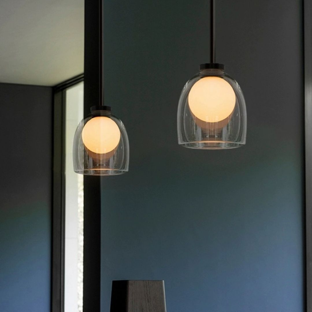 Đèn Thả Chao Thủy Tinh Màu Đen Khói, Đèn Thả Bắc Âu Hình Chiếc Ly Thiết Kế Sáng Tạo Decor Phòng Khách - Ảnh 7