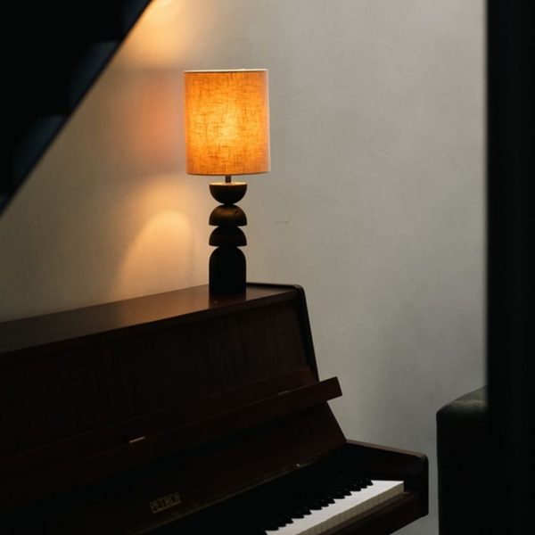 Đèn Cây Đứng Gỗ Nguyên Khối, Đèn Sàn Cao Cấp Phong Cách Retro Decor Cạnh Đầu Giường, Sofa - Hình ảnh 6