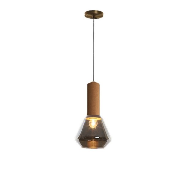 Đèn Thả Trần Thủy Tinh Đuôi Đồng, Đèn Thả Decor Phòng Ăn, Phòng Ngủ 3 Chế Độ Màu - Hình ảnh 6