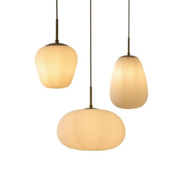 Đèn Thả Thủy Tinh Nhiều Kiểu Dáng, Đèn Thả Trần Bắc Âu Bằng Đồng, Đèn Trang Trí Cho Không Gian - Hình ảnh 6