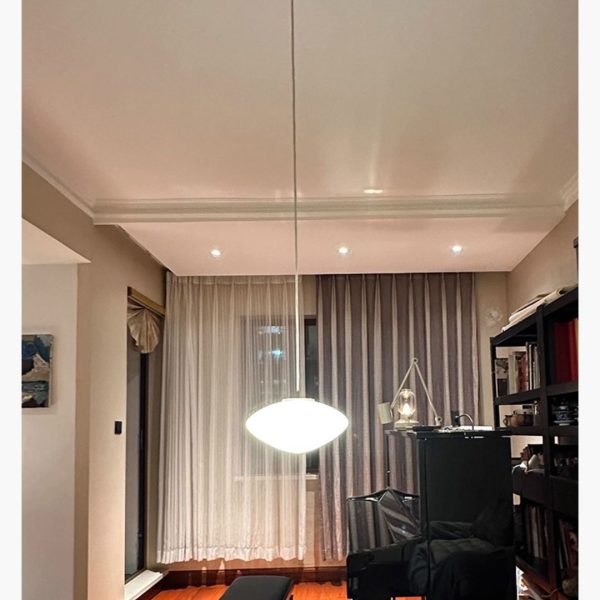 Đèn Thả Ngọc Thủy Tinh Hình Opal, Đèn Chùm Thả Bắc Âu Hiện Đại Decor Phòng Khách, Phòng Ăn - Hình ảnh 5