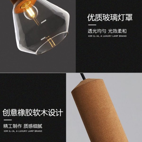 Đèn Thả Trần Thủy Tinh Đuôi Đồng, Đèn Thả Decor Phòng Ăn, Phòng Ngủ 3 Chế Độ Màu - Hình ảnh 5