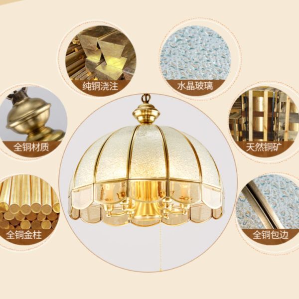 Đèn Thả Đồng Mái Vòm Cổ Điển, Đèn Thả Đồng Trang Trí Cao Cấp Decor Lối Đi, Hành Lang - Hình ảnh 4