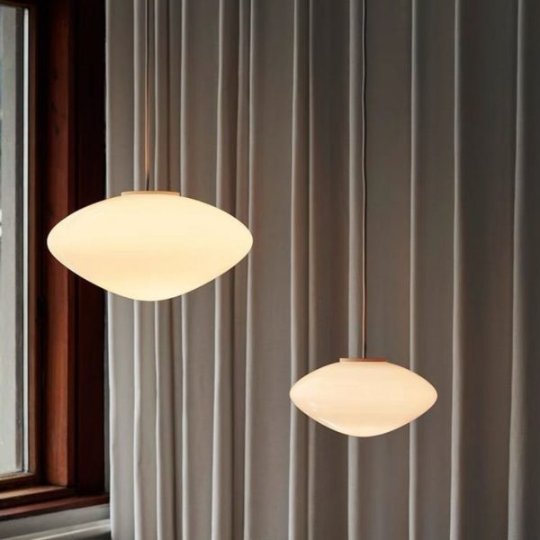 Đèn Thả Ngọc Thủy Tinh Hình Opal, Đèn Chùm Thả Bắc Âu Hiện Đại Decor Phòng Khách, Phòng Ăn - Hình ảnh 3