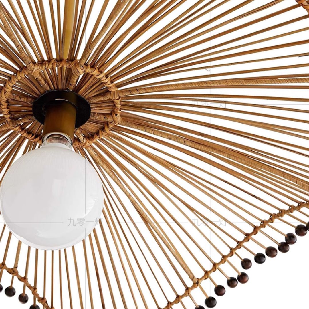 Đèn thả trần cây dù sử dụng 3 chế độ màu sáng