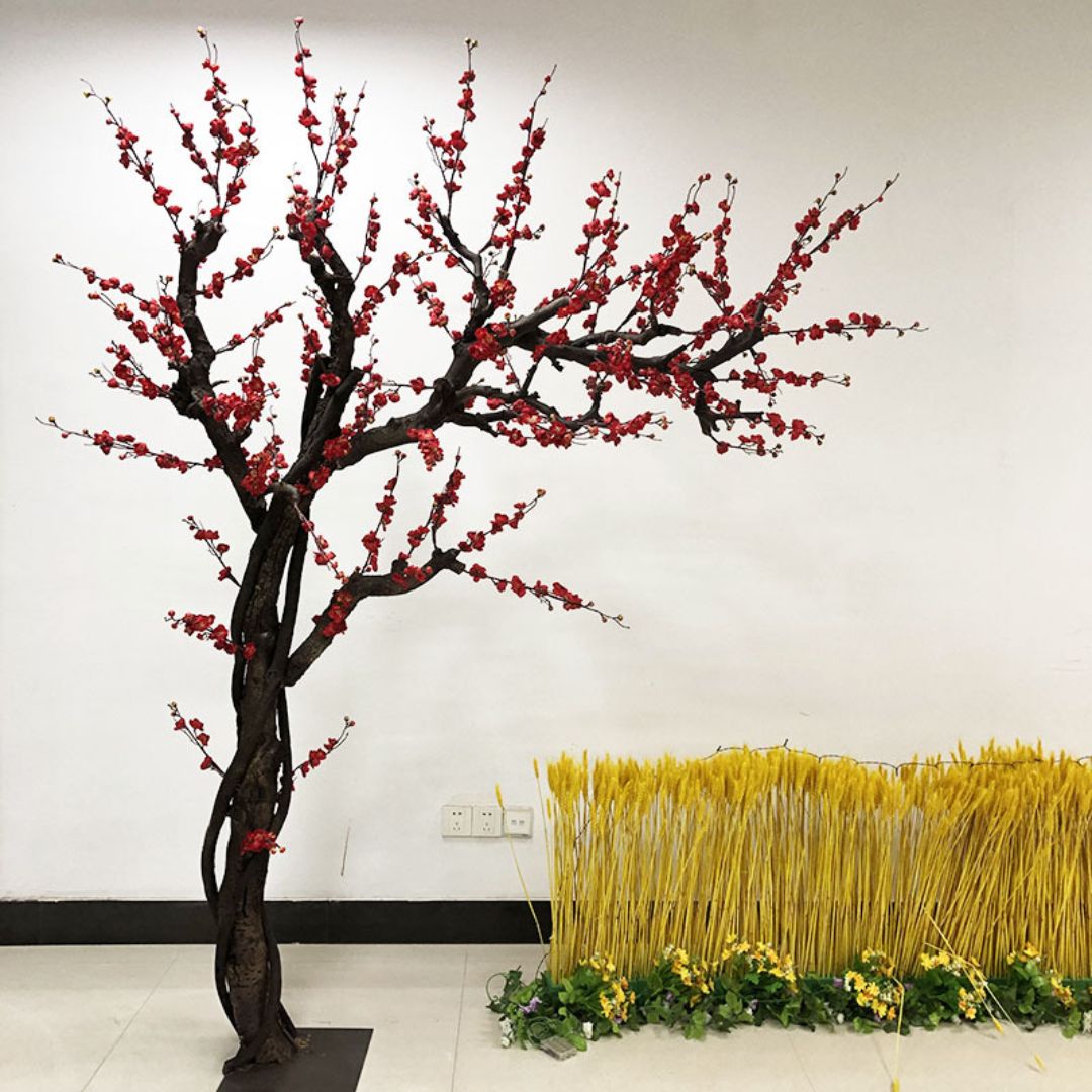 Cây hoa mận nhân tạo cao cấp decor nhiều không gian khác nhau