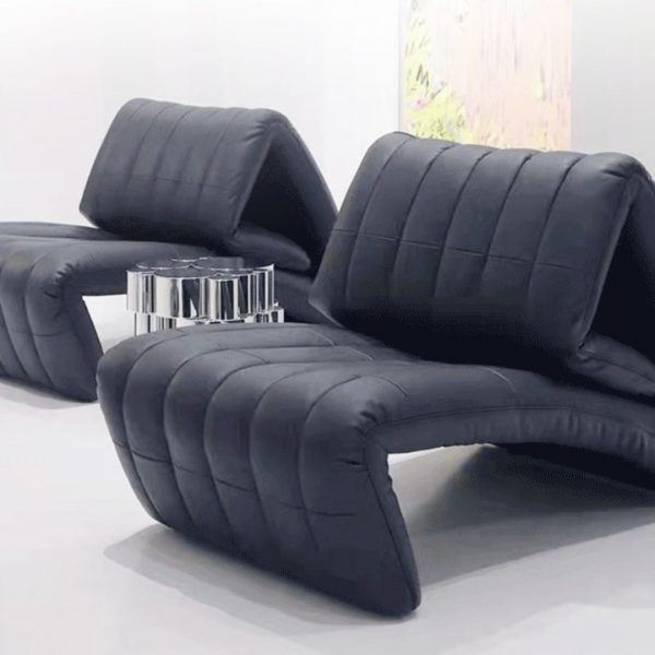 Ghế Sofa Lười Barcelona Gấp Gọn, Ghế sofa Bắc Âu Không Tay Vịn  Dành Cho Phòng Khách, Phòng Chờ - Hình ảnh 3
