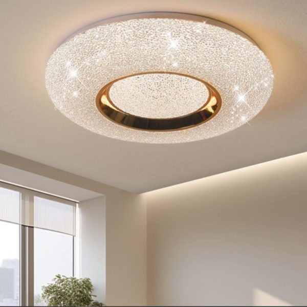 Đèn Ốp Trần Bảo Vệ Mắt, Đèn Trần Phòng Ngủ Hiện Đại Năm 2024, Đèn Led Trần 3 Chế Độ Màu - Hình ảnh 3
