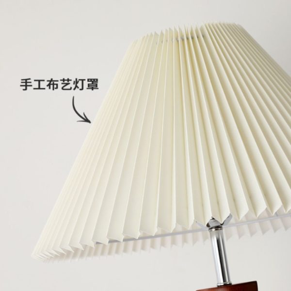 Đèn Sàn Thân Óc Chó Vòng Xoắn Chao Xếp Ly Cổ Điển, Đèn Sàn Phong Cách Cổ Điển Sang Trọng - Hình ảnh 3