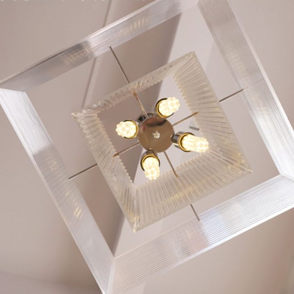 Đèn thả Acrylic hình chữ nhật decor nhiều không gian