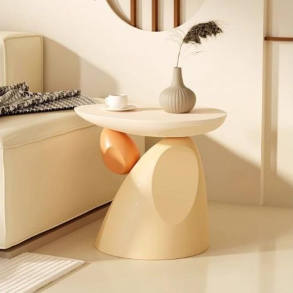 Bàn Cafe Mô Phỏng Đá Bằng Nhựa Phong Cách Wabi Sabi Nhật Bản Decor Phòng Khách