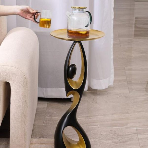 Bàn Cafe Nghệ Thuật Khiêu Vũ Mô Phỏng Hình Cô Gái Đang Múa Trừu Tượng Sang Trọng