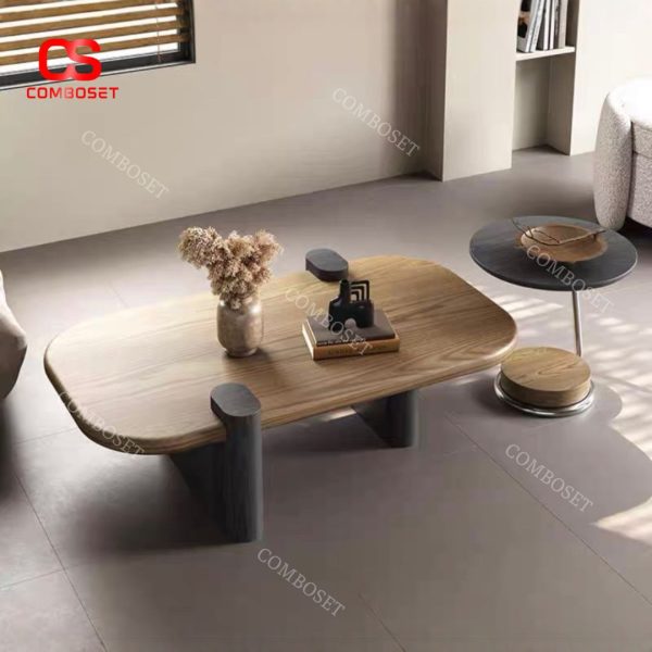 Bàn Cafe Phòng Khách Gỗ Óc Chó Phong Cách Châu Âu Trang Trí Nội Thất Hiện Đại