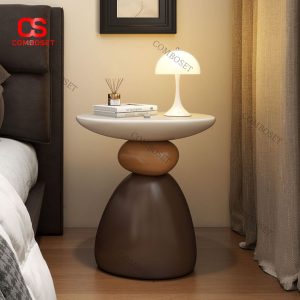 Bàn Cafe Tháp Đá Nhựa Gam Màu Vintage, Bàn Phòng Khách, Kệ Đầu Giường Ngủ