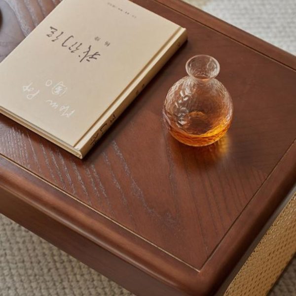 Bàn Trà Nhỏ Gỗ Mây Ngồi Sàn Thiết Kế Tối Giản Phong Cách Nhật Bản Decor Phòng Trà, Phòng Khách