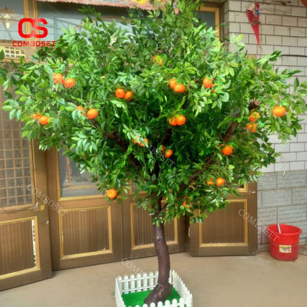 Cây Cam Lớn Mô Phỏng Nhân Tạo, Cây Ăn Quả Decor Sân Vườn Ngày Tết, Lễ Hội
