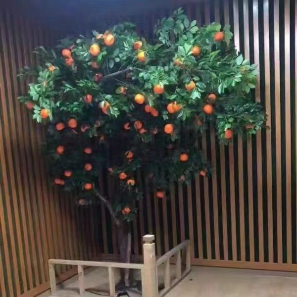 Cây Cam Lớn Mô Phỏng Nhân Tạo, Cây Ăn Quả Decor Sân Vườn Ngày Tết, Lễ Hội