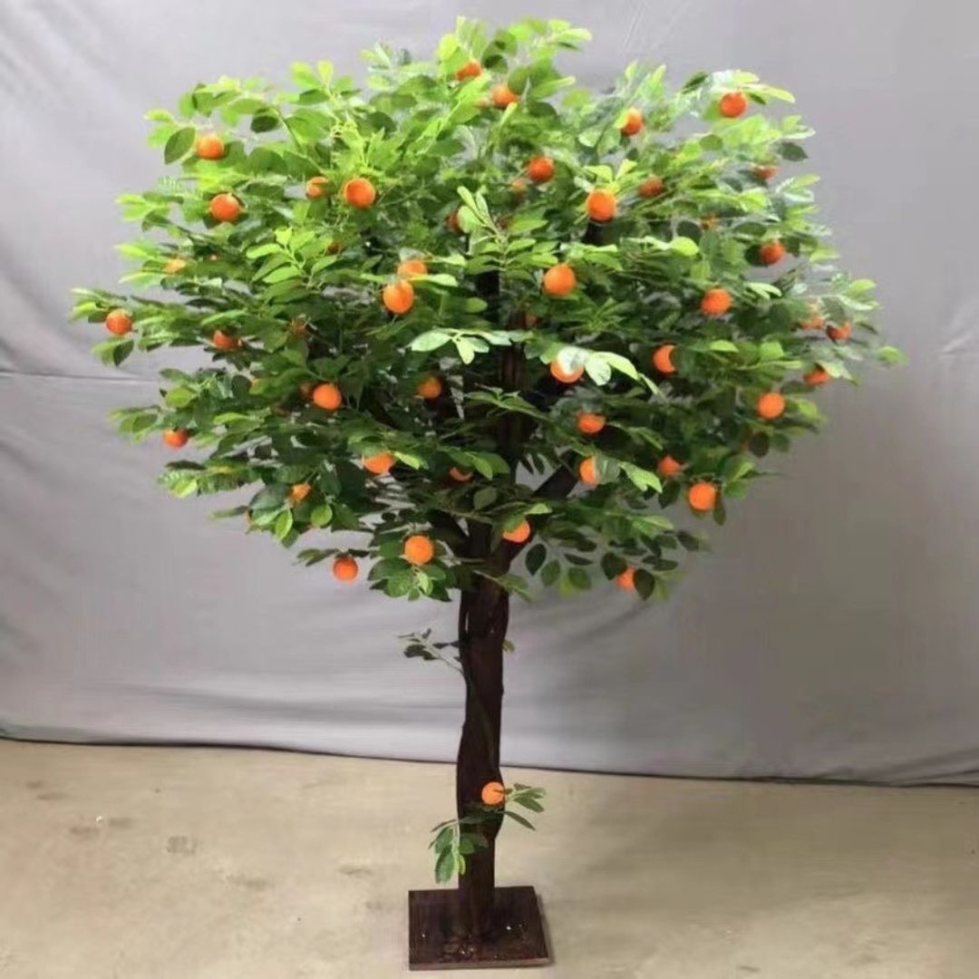 Cây Cam Lớn Mô Phỏng Nhân Tạo, Cây Ăn Quả Decor Sân Vườn Ngày Tết, Lễ Hội