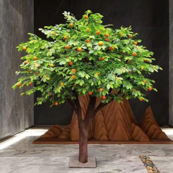 Cây Cam Lớn Mô Phỏng Nhân Tạo, Cây Ăn Quả Decor Sân Vườn Ngày Tết, Lễ Hội