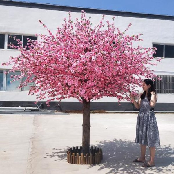 Cây Hoa Đào Màu Hồng Nhân Tạo, Trang Trí Tết Nguyên Đán Mang Lại Phúc Lộc Và May Mắn