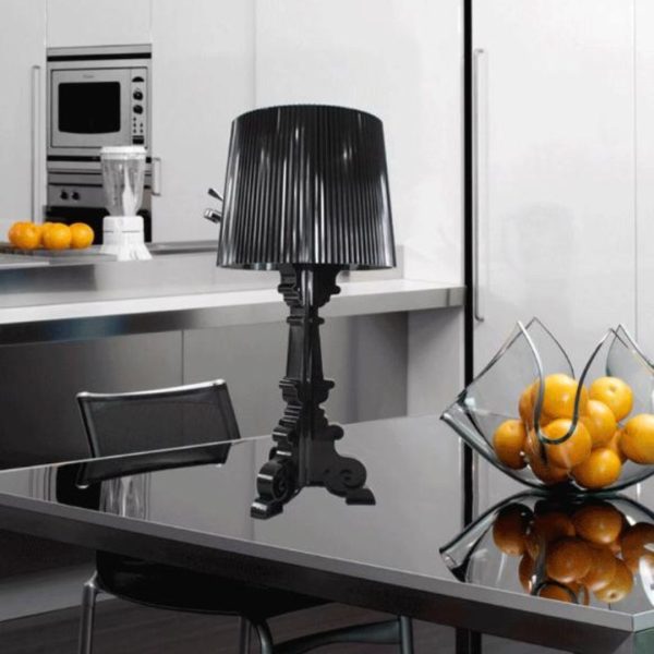 Đèn Bàn Acrylic Sáng Tạo Màu Trắng Đen Trang Trí Phòng Ngủ, Đọc Sách