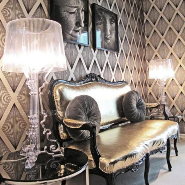 Đèn Bàn Acrylic Sáng Tạo Màu Trắng Đen Trang Trí Phòng Ngủ, Đọc Sách