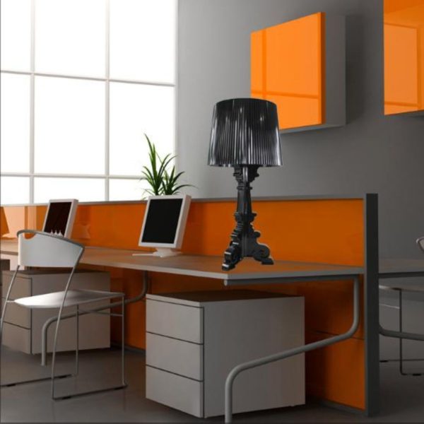 Đèn Bàn Acrylic Sáng Tạo Màu Trắng Đen Trang Trí Phòng Ngủ, Đọc Sách