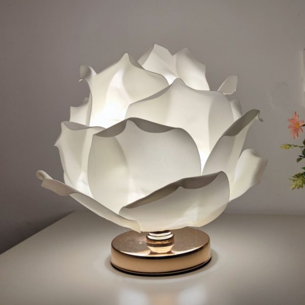 Đèn Bàn Bông Hoa Hồng Hoa Sen Lớn Nhiều Màu Rực Rỡ Decor Phòng Khách Phòng Ngủ