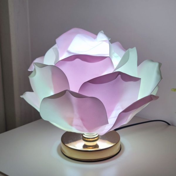 Đèn Bàn Bông Hoa Hồng Hoa Sen Lớn Nhiều Màu Rực Rỡ Decor Phòng Khách Phòng Ngủ