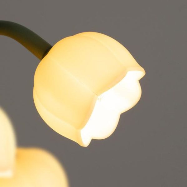 Đèn Bàn Cây Hoa Huệ Thiết Kế Kiểu Pháp Decor Bàn Học, Phòng Ngủ Lãng Mạn