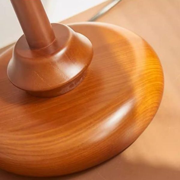 Đèn Bàn Chao Thuỷ Tinh Hoàng Hôn, Đế Gỗ Cổ Điển Phong Cách Trung Hoa Phòng Ngủ