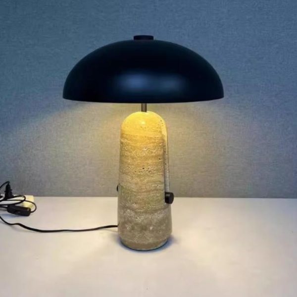 Đèn Bàn Đá Chụp Đèn Sắt Phong Cách Cổ Điển Tối Giản Phù Hợp Với Mọi Không Gian Nội Thất