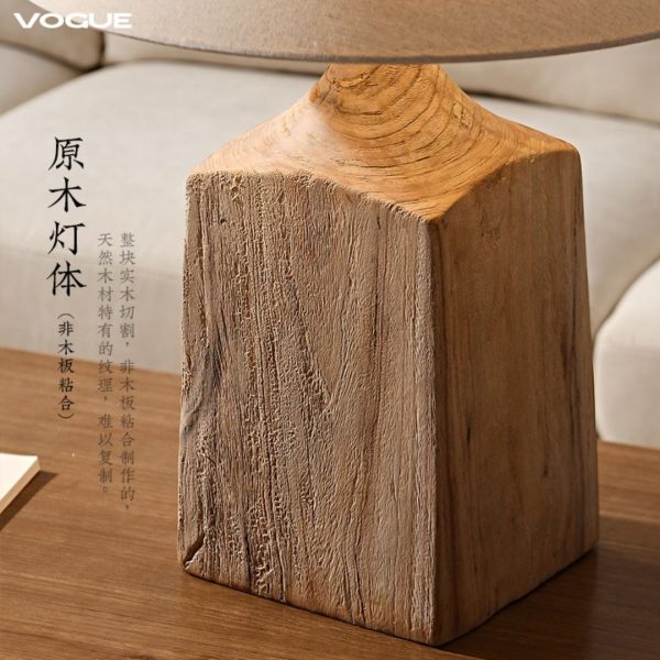 Đèn Bàn Gỗ Hoài Cổ Retro Phong Cách Trung Quốc Trang Trí Phòng Thiền, Phòng Trà