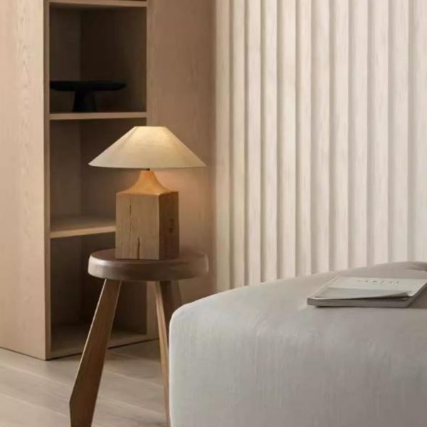 Đèn Bàn Gỗ Hoài Cổ Retro Phong Cách Trung Quốc Trang Trí Phòng Thiền, Phòng Trà