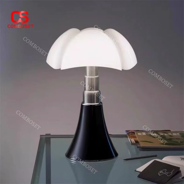 Đèn Bàn Kính Cánh Dơi Phong Cách Bauhaus Cá Tính Công Tắc Cảm Ứng Dùng Đọc Sách