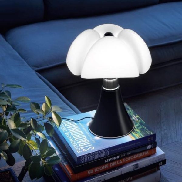 Đèn Bàn Kính Cánh Dơi Phong Cách Bauhaus Cá Tính Công Tắc Cảm Ứng Dùng Đọc Sách