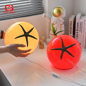 Đèn Bàn Quả Cà Chua Đỏ 3 Chế Độ Sáng Trang Trí Bàn Làm Việc, Kệ Sách Làm Quà Tặng Sinh Nhật