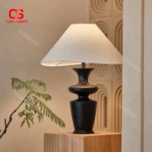 Đèn Bàn Thân Gỗ Cổ Điển Pháp Trang Trí Phòng Ngủ, Phòng Khách Sang Trọng