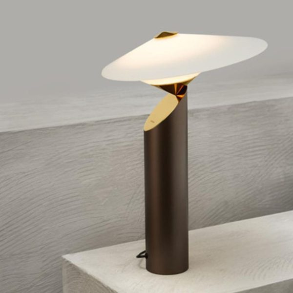 Đèn Bàn Trắng Đen Cá Tính Phong Cách Bắc Âu Decor Phòng Ngủ, Bàn Làm Việc Hiện Đại