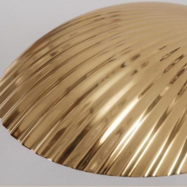 Đèn Bàn Vỏ Sò Đồng Thau Mạ Crom Phong Cách Cổ Điển Decor Bàn Làm Việc, Đọc Sách