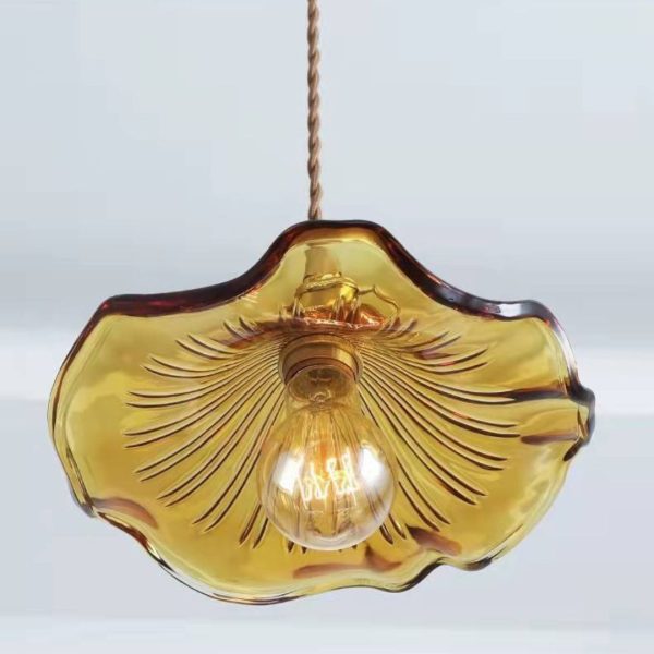 Đèn Chùm Thuỷ Tinh Hoa Xoè 3 Màu Nổi Bật Decor Góc Nhà, Bàn Làm Việc Xinh Xắn