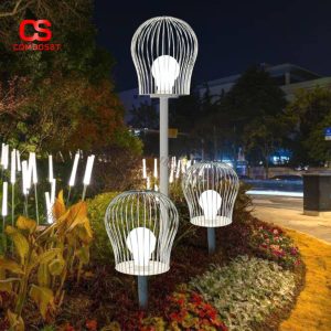 Đèn Đường Hình Cây Xương Rồng Chống Thấm Decor Cảnh Quan, Công Viên Khu Dân Cư