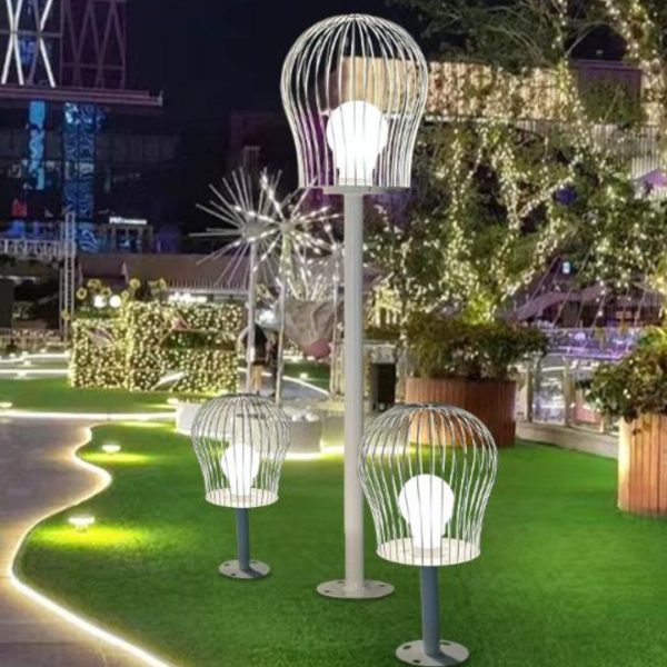 Đèn Đường Hình Cây Xương Rồng Chống Thấm Decor Cảnh Quan, Công Viên Khu Dân Cư