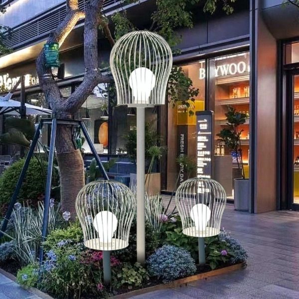 Đèn Đường Hình Cây Xương Rồng Chống Thấm Decor Cảnh Quan, Công Viên Khu Dân Cư