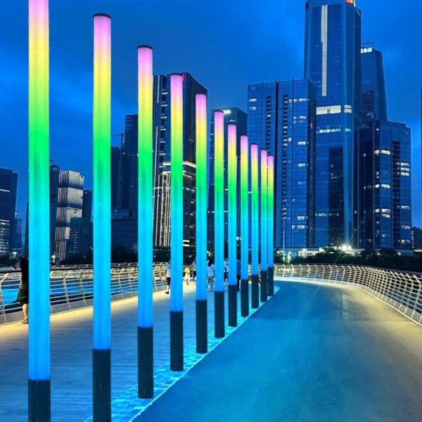 Đèn Đường LED Đổi Màu RGB Chống Thấm Nước Chiếu Sáng Lễ Hội, Sự Kiện Âm Nhạc