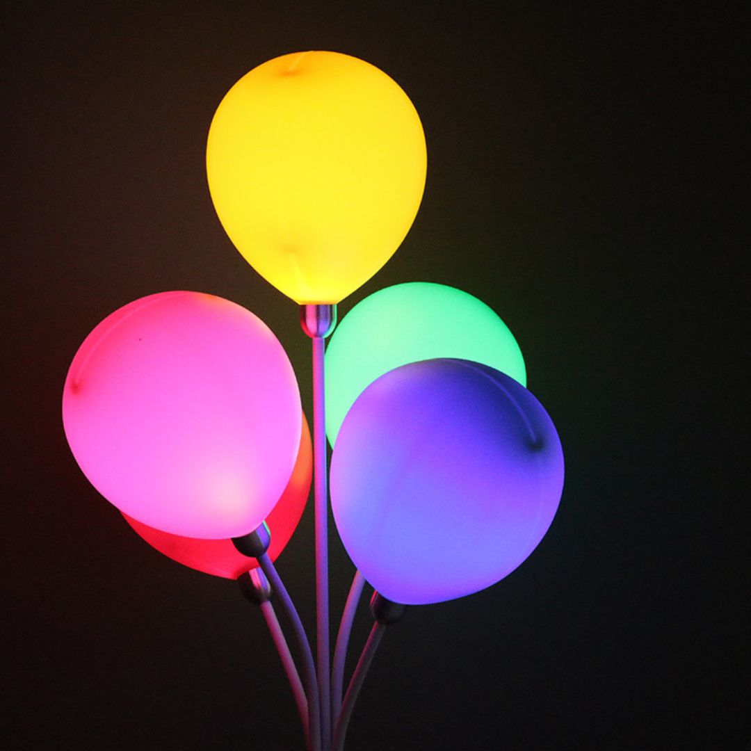 Đèn Đường LED Quả Bóng Bay Nhiều Màu Sắc Rực Rỡ Trang Trí Công Viên, Sự Kiện, Lễ Hội